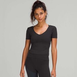 lululemon athletica Black Crop Top